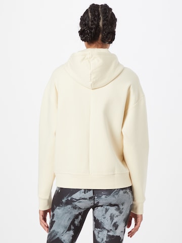 Reebok Athletic Zip-Up Hoodie 'Dreamblend' in Beige