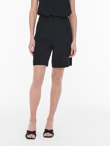 ONLY Regular Pleat-front trousers 'Berry' in Black: front