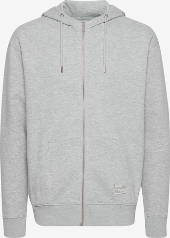 Veste de survêtement !Solid en gris : devant