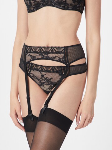 PASSIONATA Garter Belt in Black: front