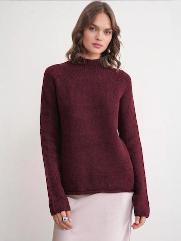 Pullover di MixRay in rosso: frontale