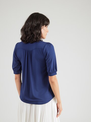 King Louie Blouse 'Carina' in Blauw