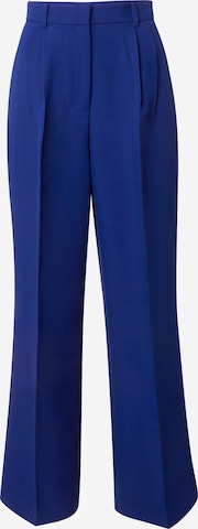 Wide Leg Pantalon à plis Karo Kauer en bleu : devant