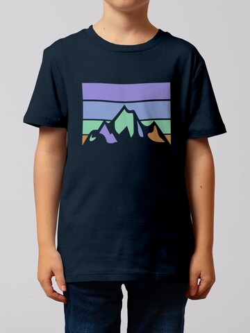 watabout.kids Shirt 'Landscape' in Blauw: voorkant