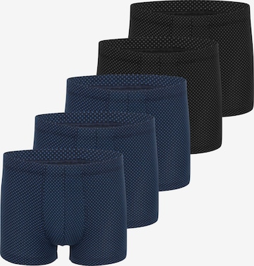 SCHIESSER Boxer shorts 'Cotton Casual Organic Cotton' in Blue: front