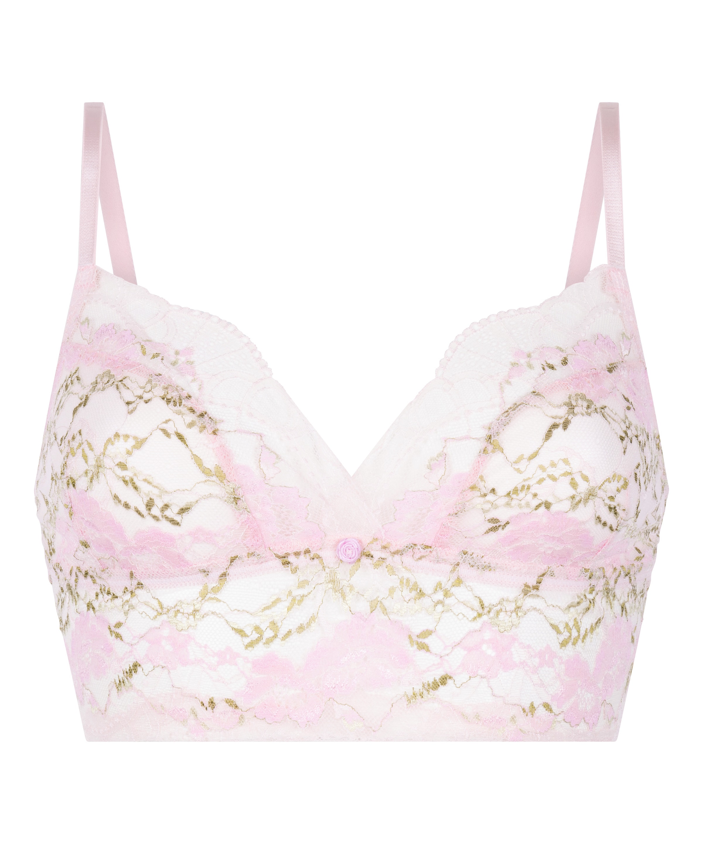 Hunkemöller Bra 'Miri' in Olive / Rose / White, Item view