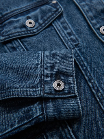 Ombre Tussenjas in Blauw