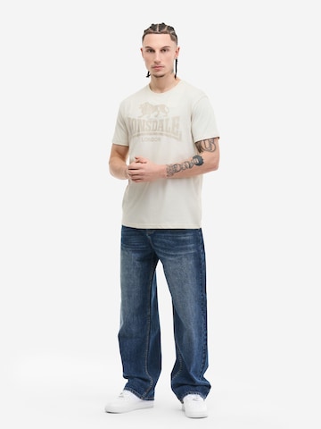 T-Shirt LONSDALE en blanc : devant