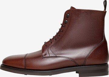 Henry Stevens Lace-Up Boots 'Winston CDB' in Brown