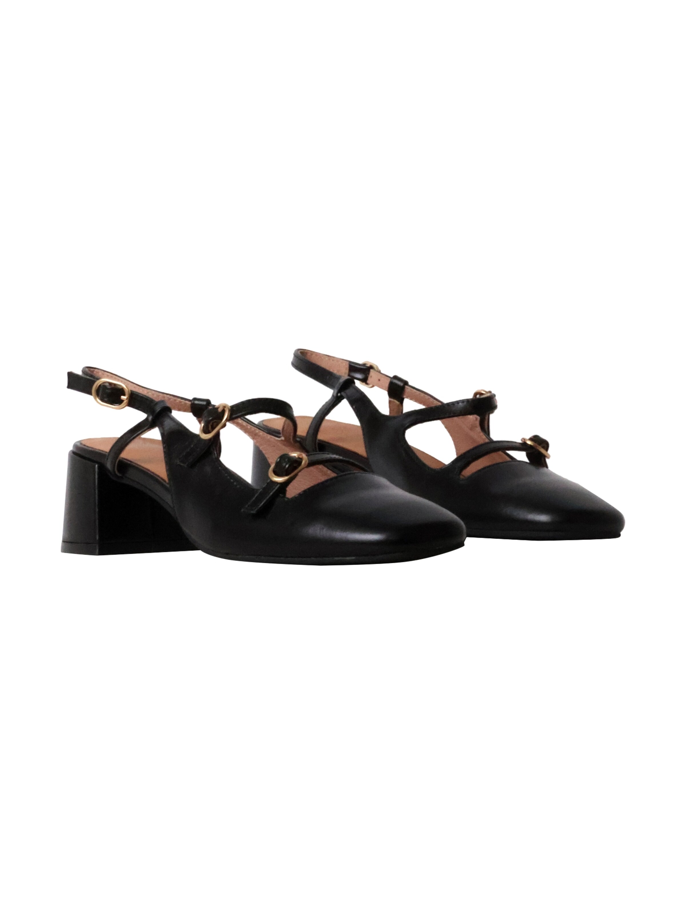 Décolleté 'Lederpumps mit Angeline-Absatz' di Emilie Karston in nero