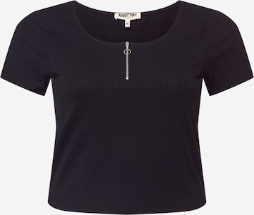 ABOUT YOU Curvy Shirt 'Selma' in Black: front