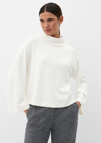 s.Oliver BLACK LABEL Sweatshirt in Beige: Vorderseite