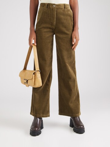WHITE STUFF Wide leg Trousers 'Belle' in Green: front