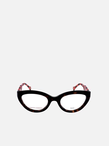 Occhiali da sole 'Carolina Herrera HER 0090 Havana red 50/21/145 WOMAN Eyewear Frame' di Carolina Herrera in marrone: frontale