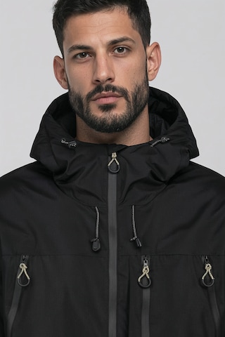 alife & kickin Winterjacke 'MosesAK A' in Schwarz