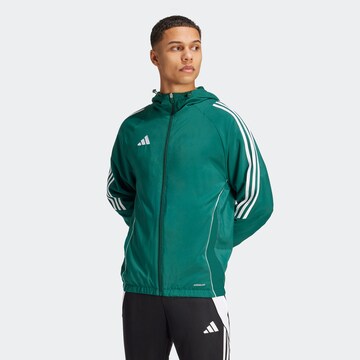ADIDAS PERFORMANCE - Casaco deportivo 'Tiro 24' em verde: frente