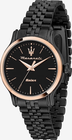 Maserati Аналогов часовник 'EPOCA' в черно: отпред