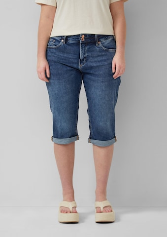 QS Slimfit Jeans in Blauw: voorkant