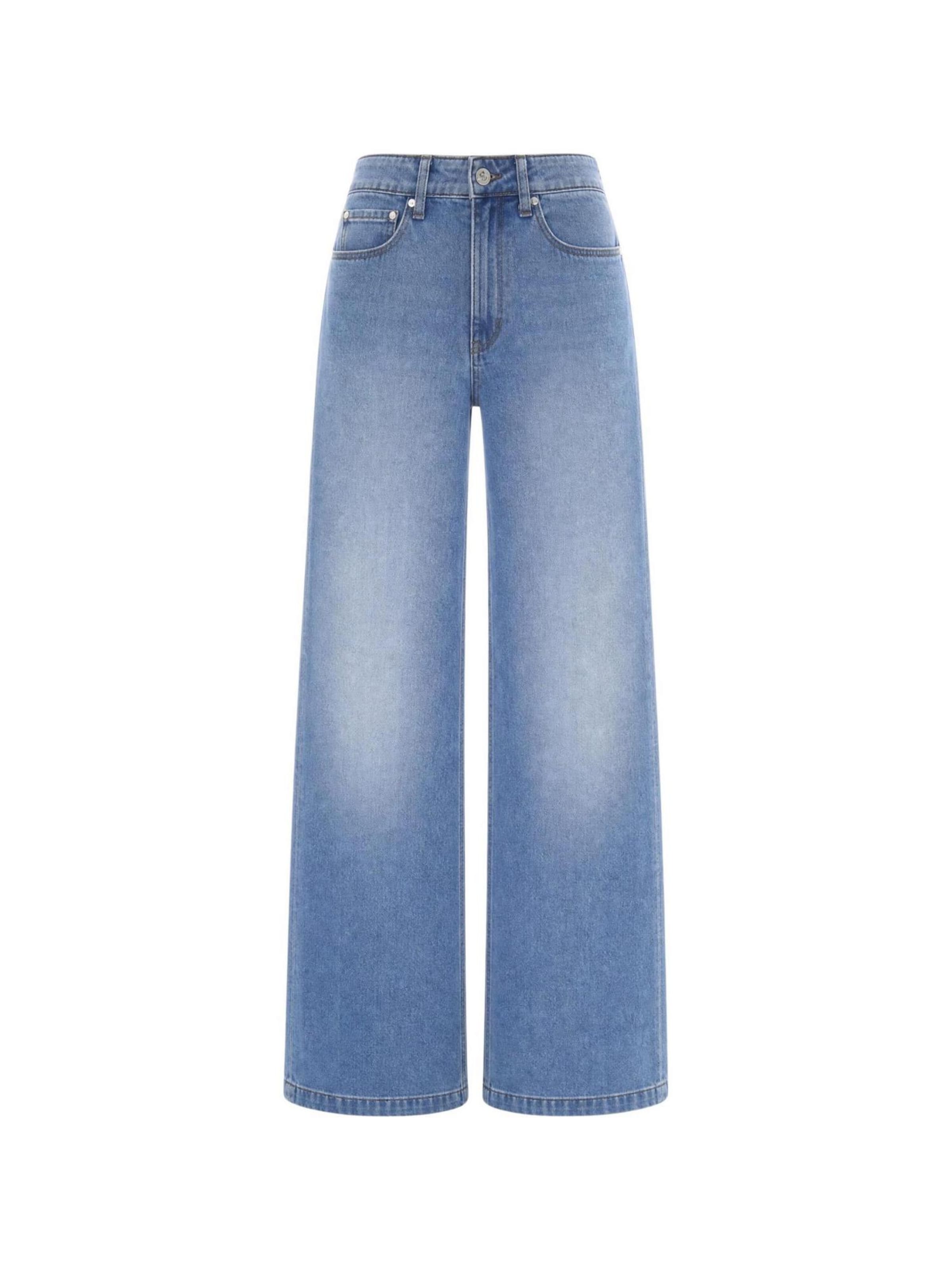 Baggy Jeans 'BELLAGIO PANT W6YA1C D1337' di GUESS in blu: frontale