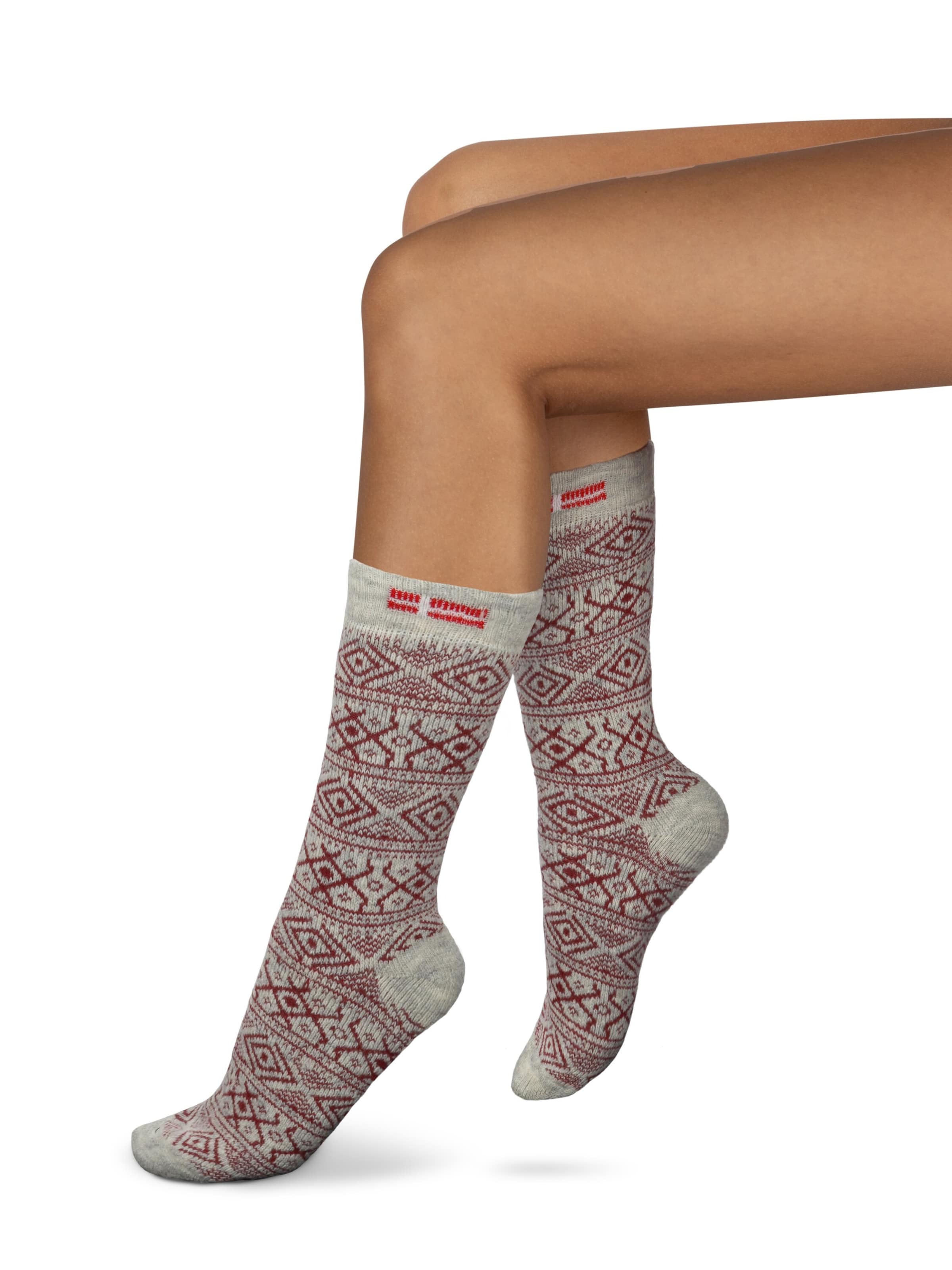 normani - Calcetines en beige: frente
