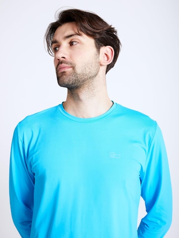 SPORTKIND Funktionsshirt 'Crew Neck Long Sleeve Shirt'‌‌‌‌‌‌‌‌‌‌ in Blau