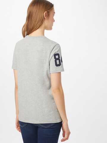 T-shirt 'Collegiate Athletic Union' Superdry en gris
