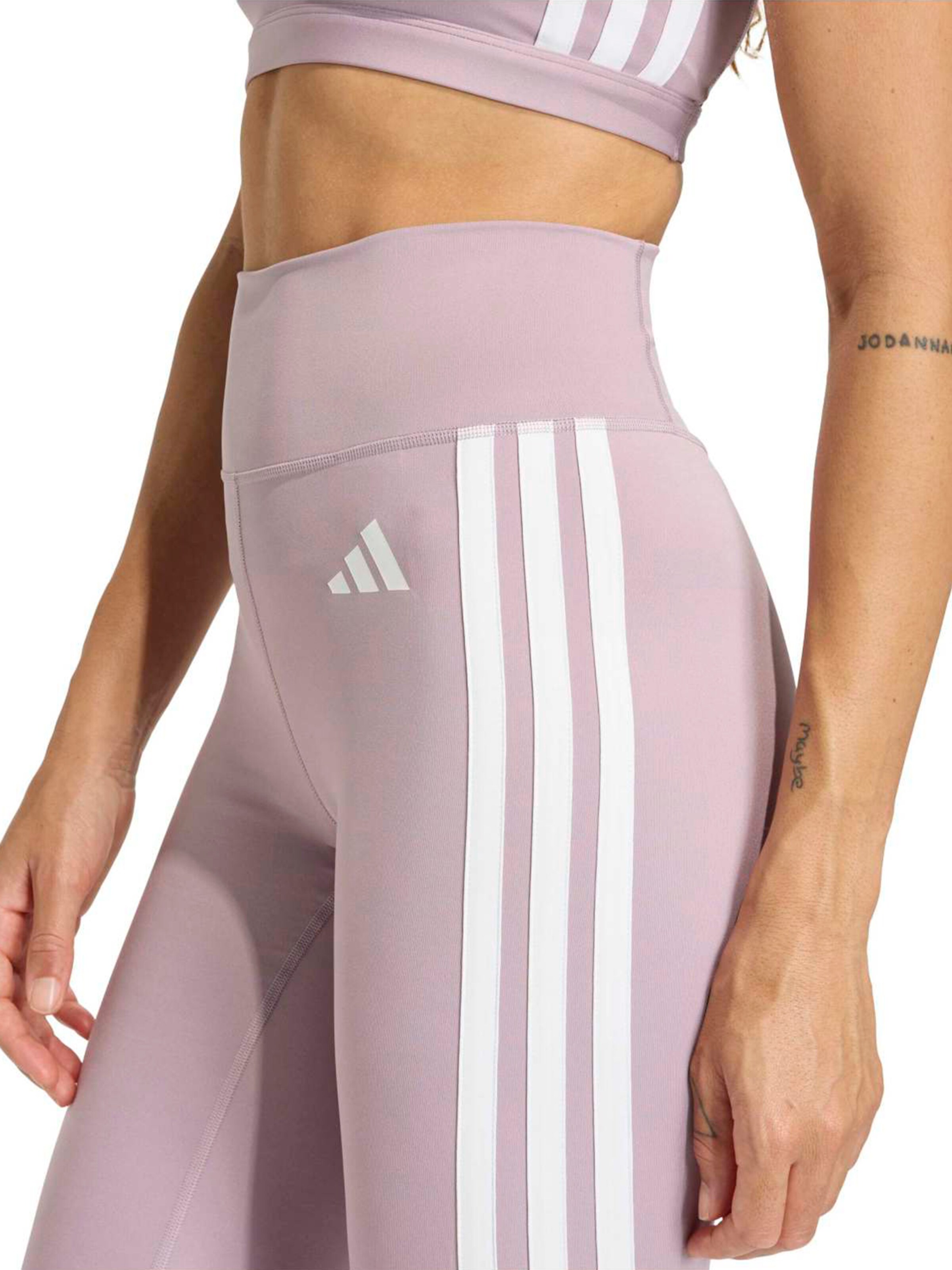 ADIDAS PERFORMANCE Skinny Fit Спортен панталон 'OPT ESS' в лилав