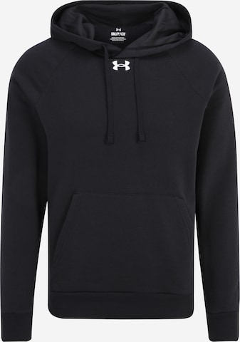 UNDER ARMOUR Sportsweatshirt in Zwart: voorkant