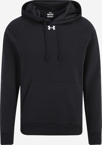 UNDER ARMOUR Sports sweatshirt in Black: front