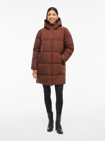 VILA - Abrigo de entretiempo en marrón