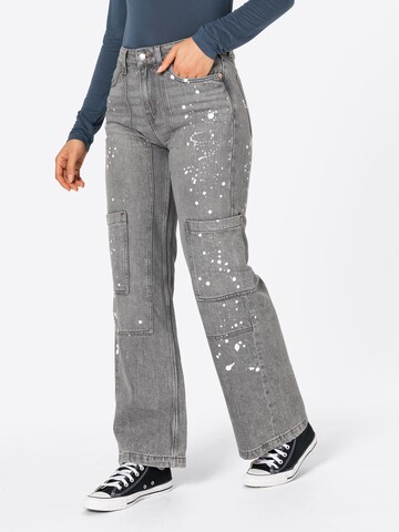 WEEKDAY Wide leg Jeans 'Avail' in Grey: front