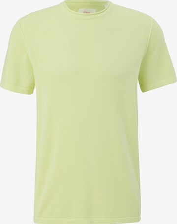 T-Shirt s.Oliver en jaune : devant