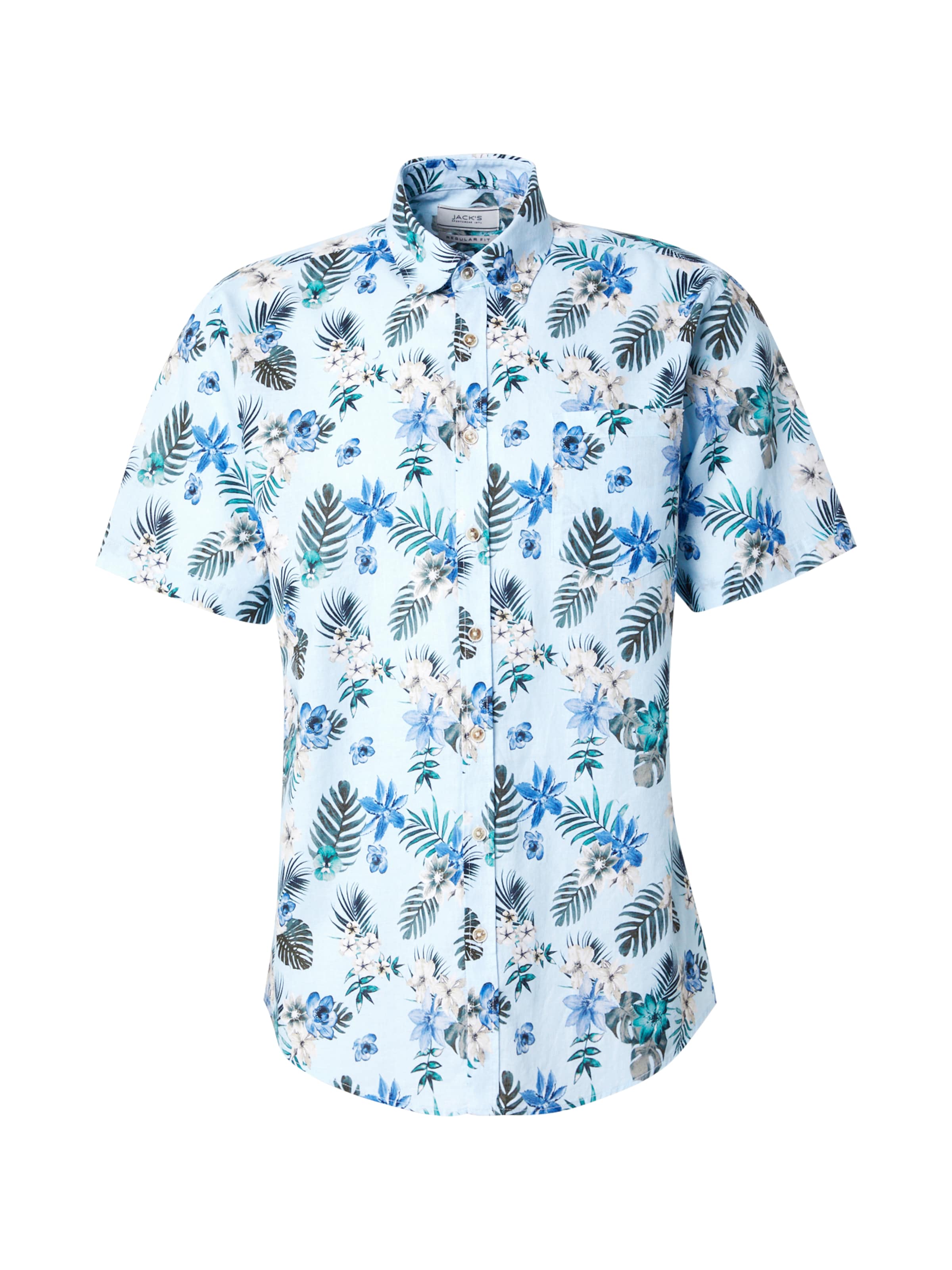 Jack's Tavaline suurus Triiksärk, värv sinine: eest vaates