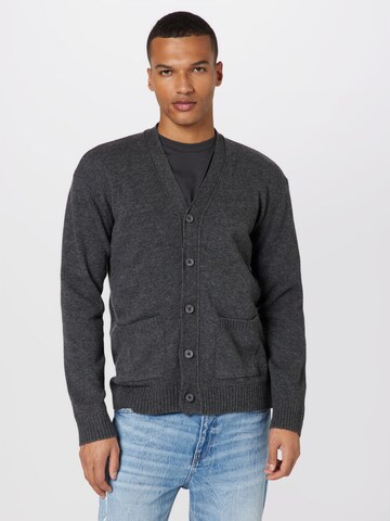 Lindbergh Knit cardigan in Grey: front