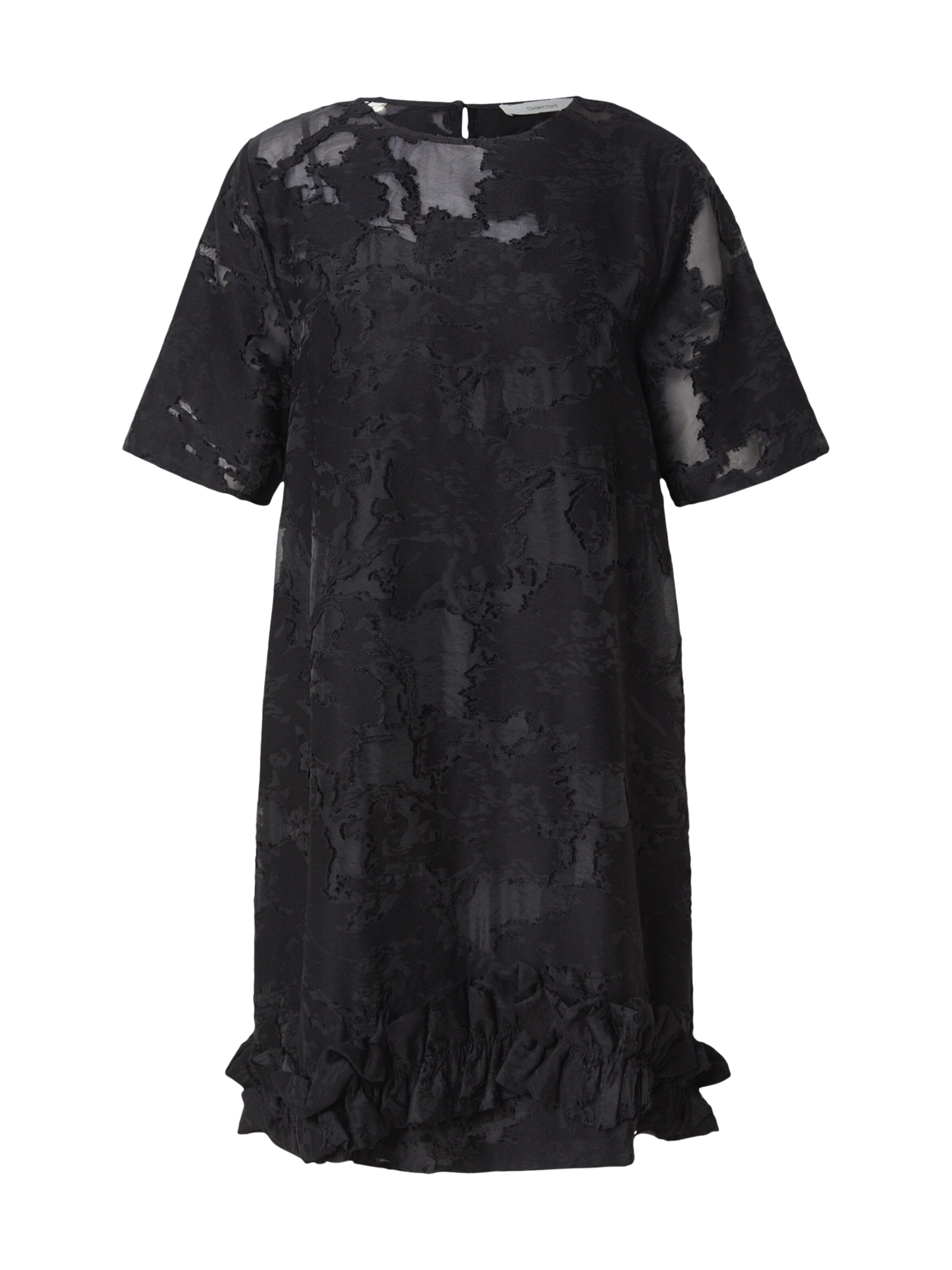 SELECTED - Vestido de gala 'SLFLINA' en negro: frente