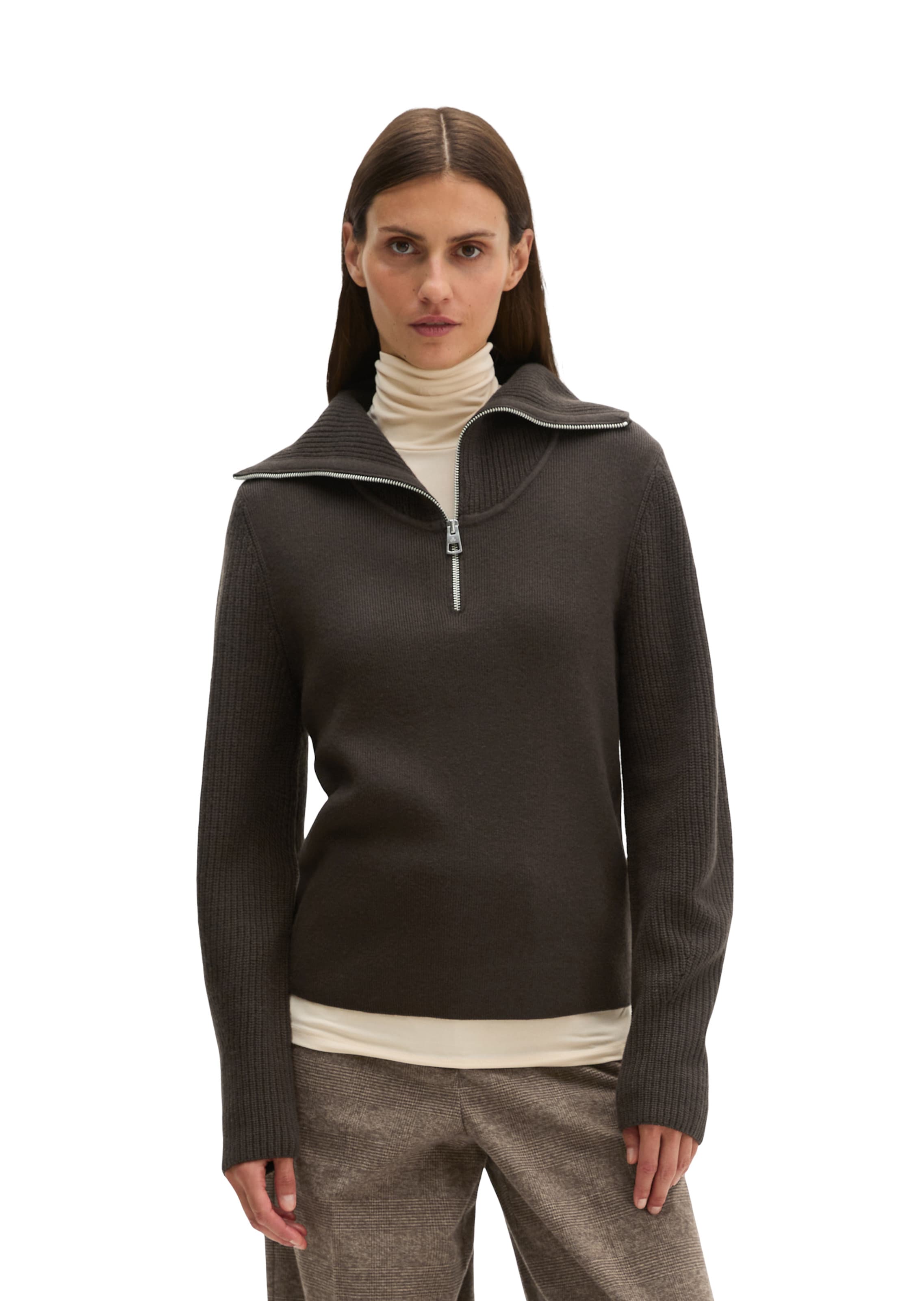 Marc O'Polo Sweater in Brown: front