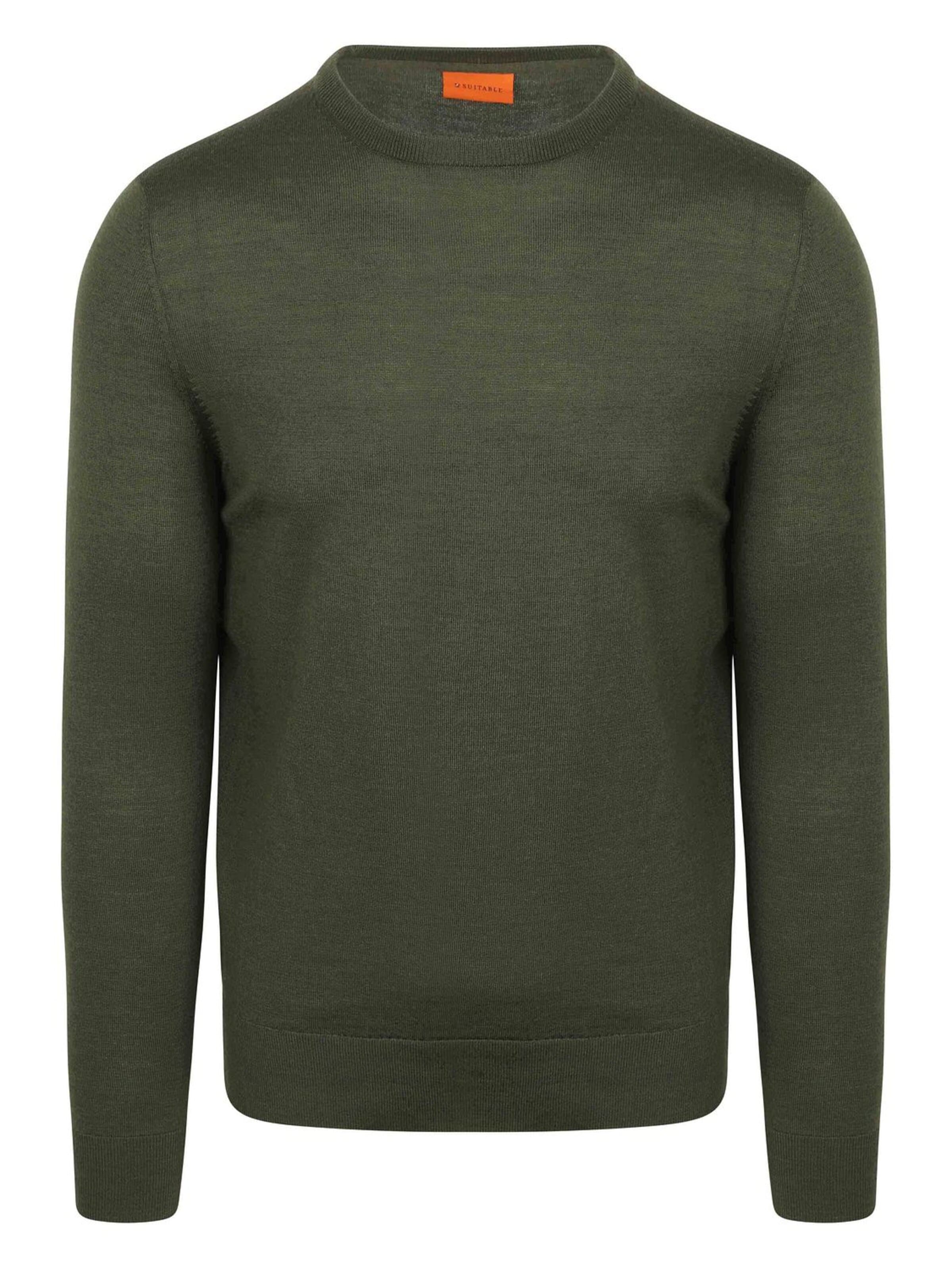 Suitable Shirt in Groen: voorkant
