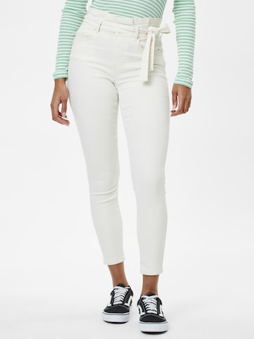 ONLY Skinny Jeans 'HUSH' in Beige: voorkant