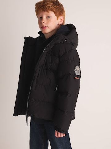 Veste mi-saison Superdry & Co en noir : devant