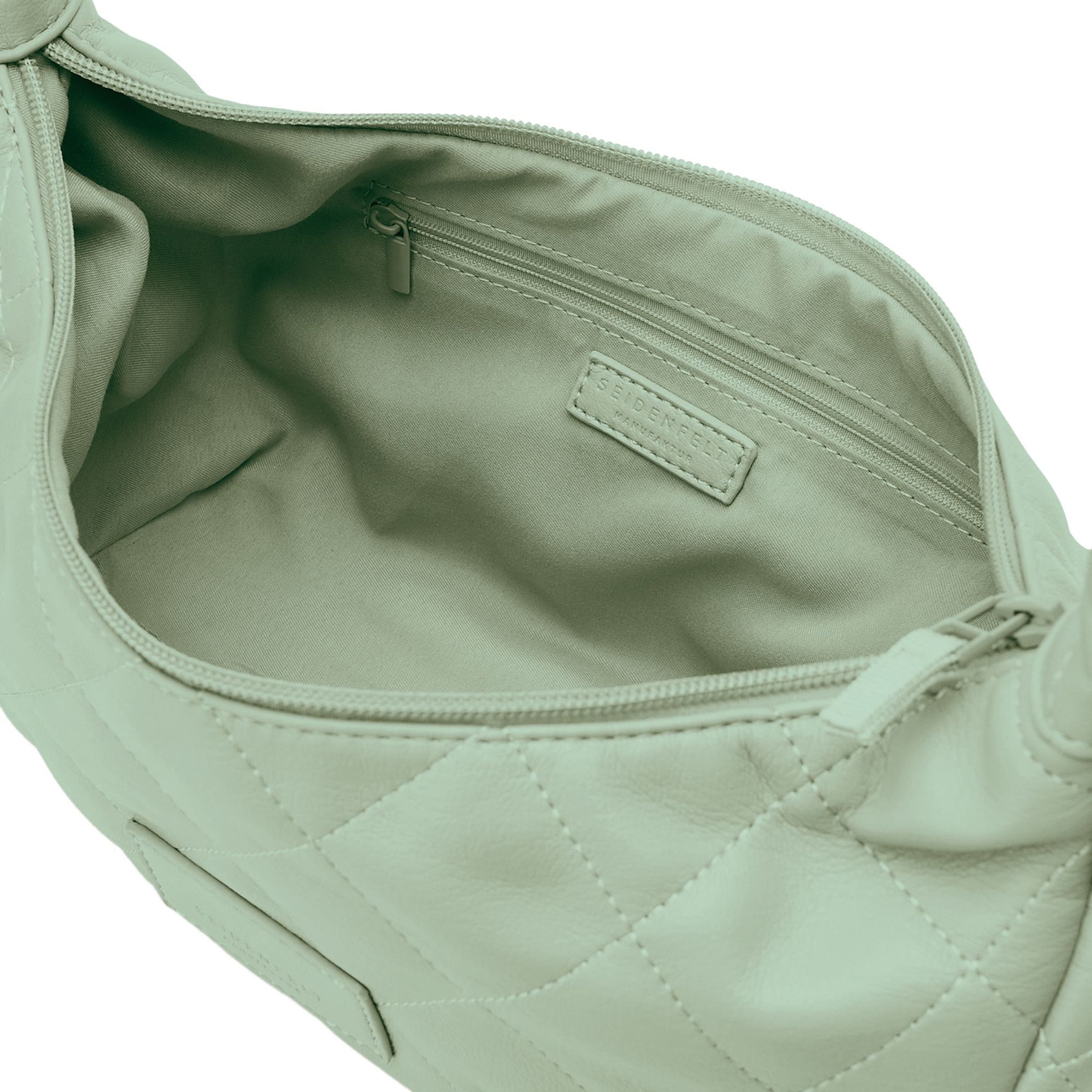 Seidenfelt Crossbody bag 'Evenes' in Green