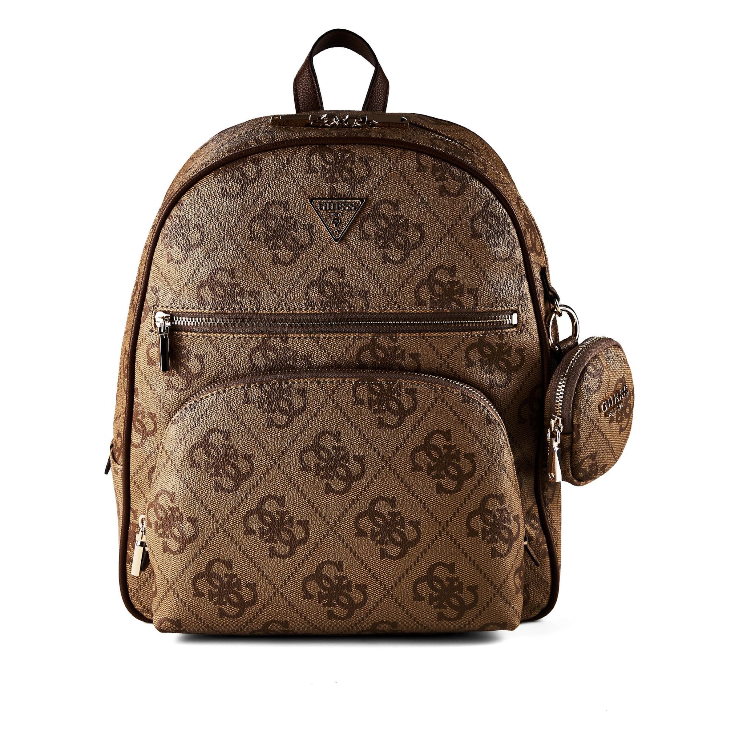 GUESS Backpack 'Power Play' in Brown / Dark brown, Item view