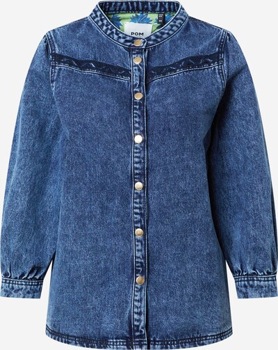 POM Amsterdam Between-season jacket in Blue denim, Item view
