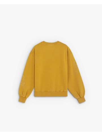 Sweat-shirt Scalpers en jaune : derrière