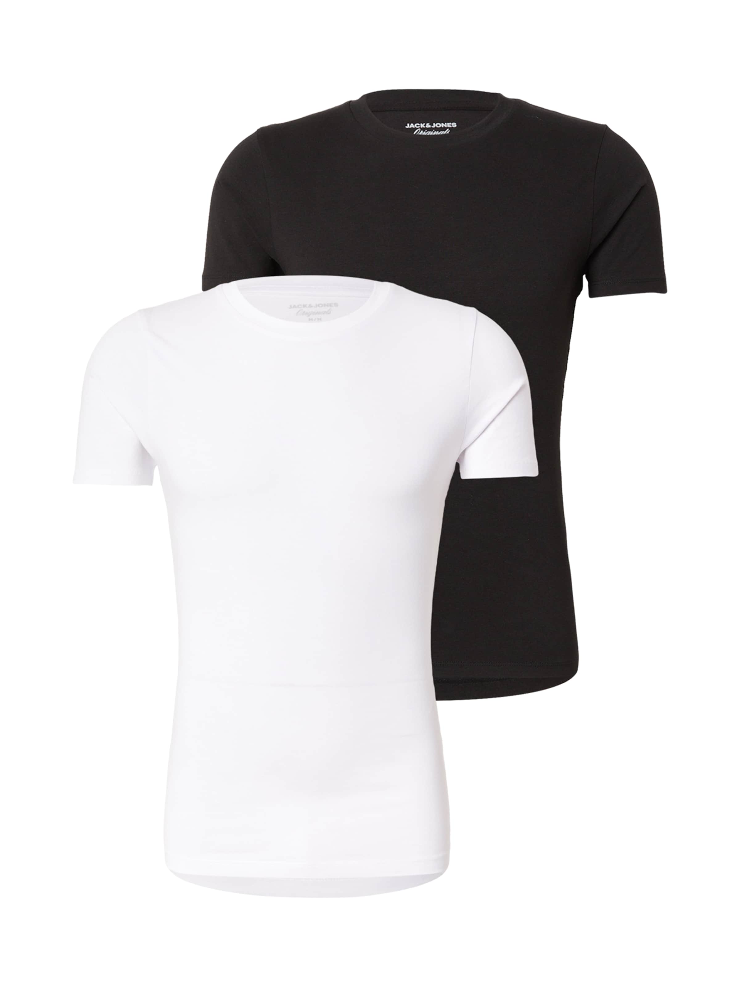 JACK & JONES Shirt 'JORMUSCLE' in Black: front