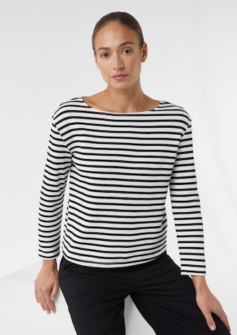 comma casual identity Sweatshirt in Weiß: Vorderseite