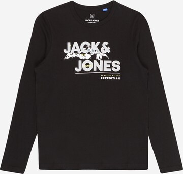 Tricou 'HUNTER' de la Jack & Jones Junior pe negru: față