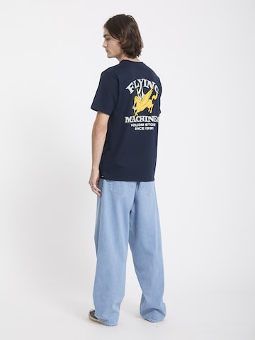 Volcom T-Shirt 'FLYING MACHINE ' in Blau