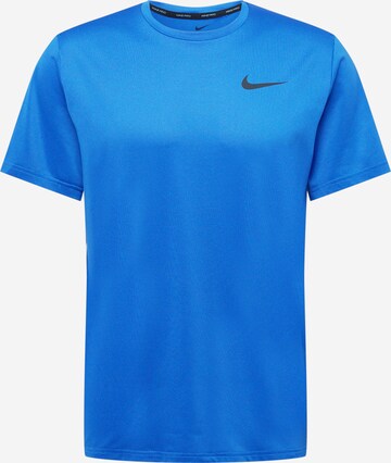 T-Shirt fonctionnel 'Pro' NIKE en bleu : devant