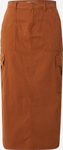 Nobody's Child Skirt in Brown: front