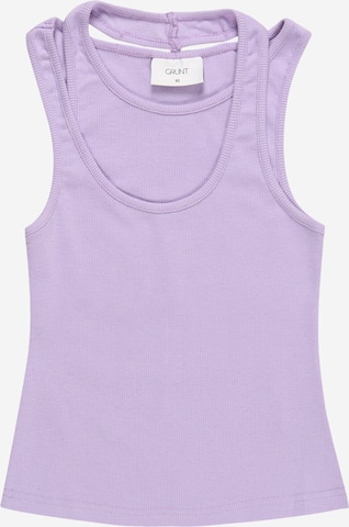 GRUNT Top 'Lyng' in Purple: front